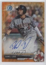 2017 Bowman Chrome Prospect Orange Wave Refractor 15/25 Dawel Lugo Auto g0d