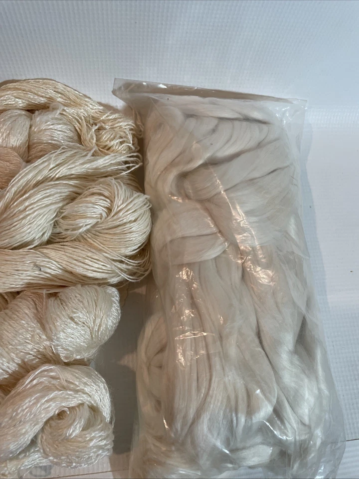 Hilo de rayón hilado a mano Foto 2 de 4