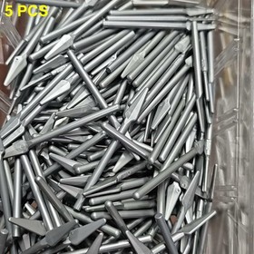 5 Pcs LEGO Part Minifigure Weapon 4497 Flat Silver