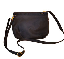 TRAVELON Black Crossbody Bag Purse RFID Anti-Theft Locking Zipper Travel