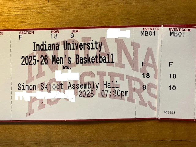 Indiana University vs Bethune-Cookman men's NCAA basketball - Image 2 of 2