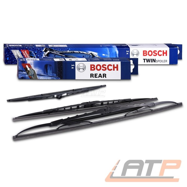 Bosch Twin Scheibenwischer 533S +Heckwischer H382 FÜR Vw Bora 1J6 Golf Iv 1J5-image