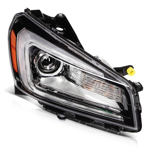 For 2013-2016 GMC Acadia Denali Chrome Amber Projector Headlight Lamp w/ LEDDRL - Picture 55 of 60