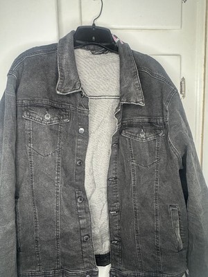 Fire Force Princess Hibana Denim Jacket Men 2xl hand drawn