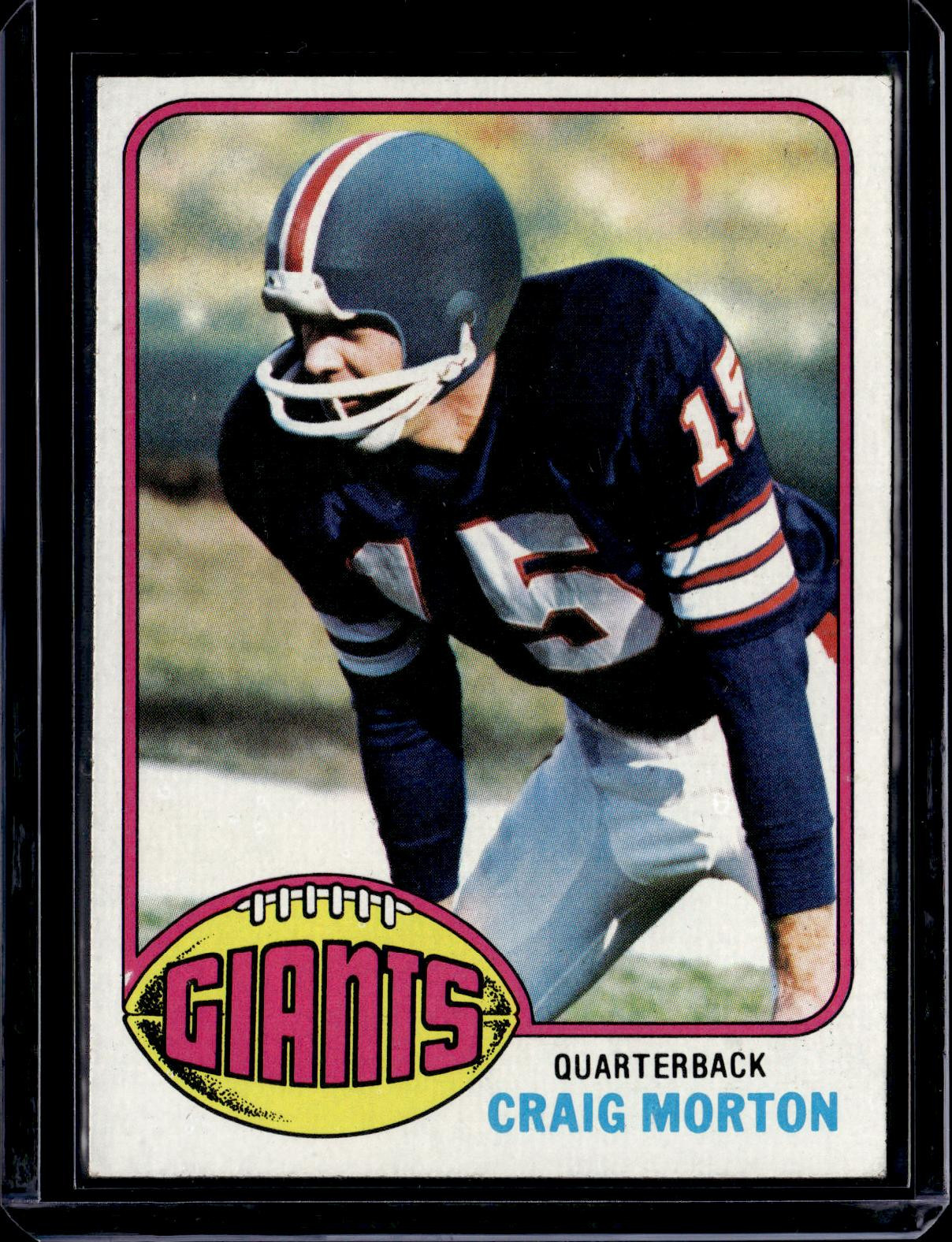 1976 Topps #354 Craig Morton VG Broncos QB