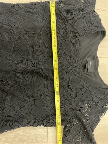 RN Studio By Ronni Nicole Women’s Short Sleeve Lace Dress Lining Size 6 Petite - Picture 4 of 4