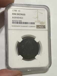 U.S. - 1798 Draped Bust Large Cent (NGC Fine Details)
