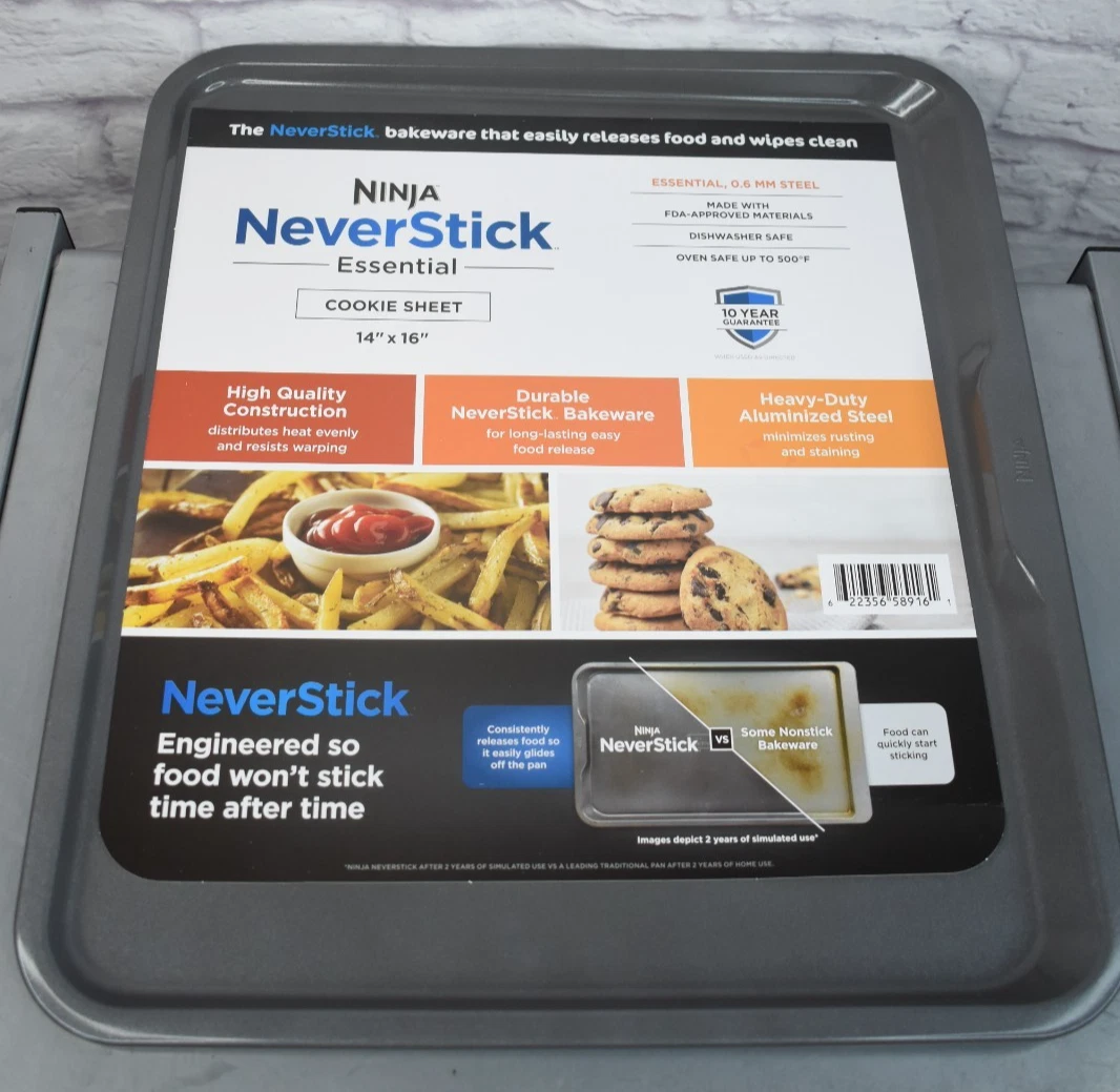 Ninja Essential NeverStick 14x16 Cookie Sheet Pan, Non Stick NEW
