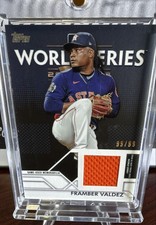 2023 Topps Series 1 - World Series Champion Relics Framber Valdez #WCR-FV /99...