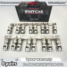 Racer Solid Mechanical Roller Lifters With Link Bar For Bbc Gmchevy 396-502 Racer Solid Mechanical Roller Lifters With Link Bar For Bbc Gmchevy 396-502