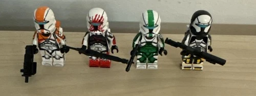 Lego Star Wars Custom Clone Commando Troopers Lot Of 4