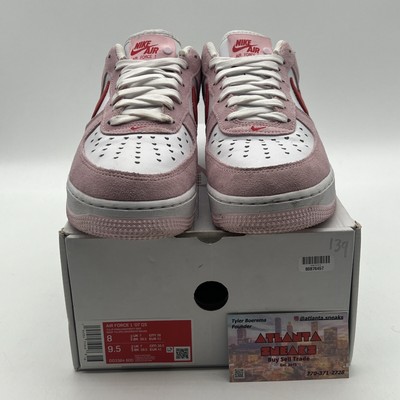 nike air force 1 07 qs tulip pink & university red