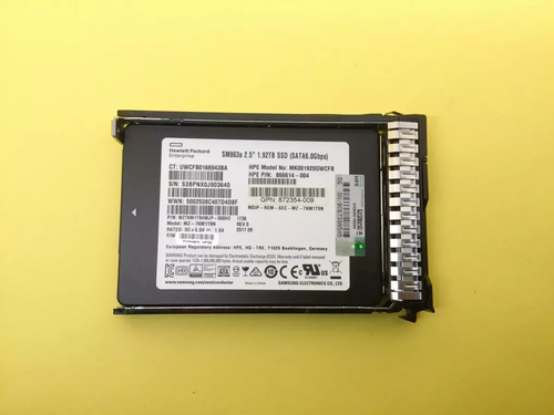 875513-B21 875657-001 HPE 1.92TB SATA 6G 2.5" SFF RI G8 G9 Gen10 Server SSD NEW - Afbeelding 3 van 4