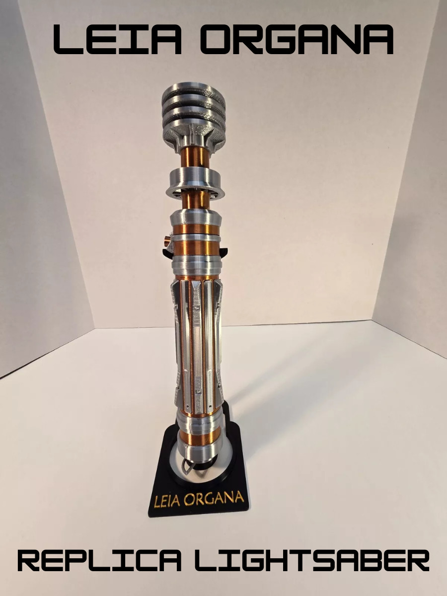 Leia Organa Inspired Lightsaber Replica Star Wars, Full Size-3D Print, Princess