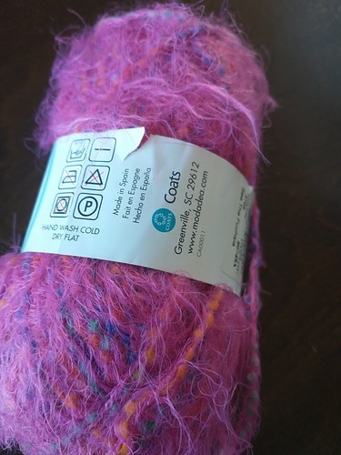 2 Skeins Moda Dea Vixen Yarn See The Fuchsia # 3766 Crochet Craft 50g Each Spain - Picture 5 of 6