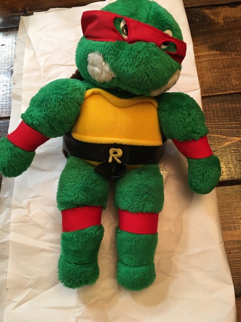 1980 Raphael TMNT Teenage Mutant Ninja Turtle Plush Stuffed Animal Toy | eBay