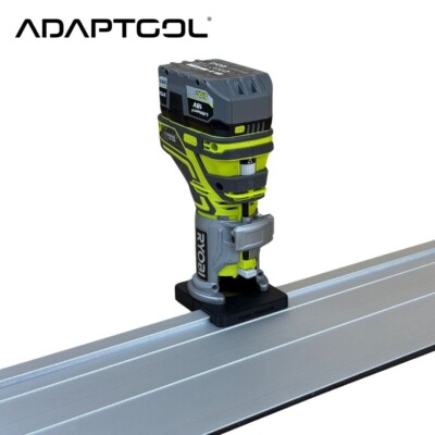 Ryobi R18TR-0 ONE+ Trim Router Führungsschienenadapter für Wolfcraft Führungsschiene FKS