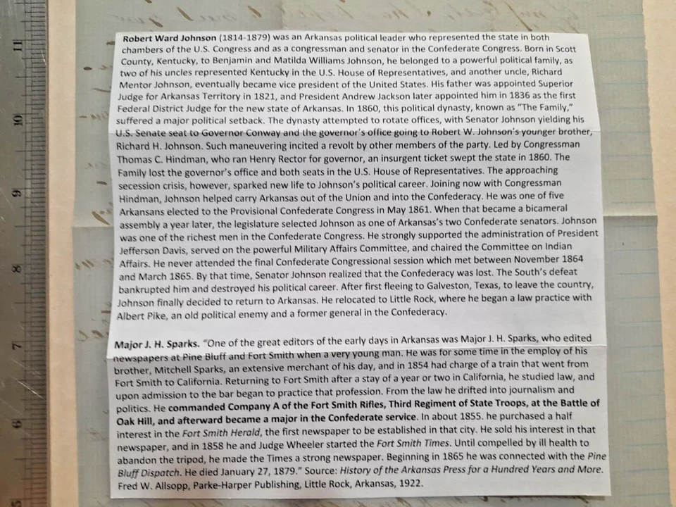 guerra civil confederada portada y carta Foto 2 de 4
