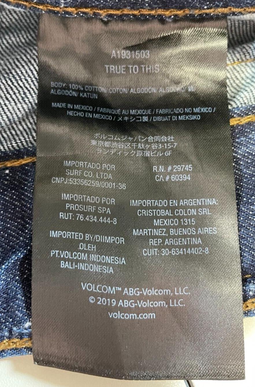 Volcom Solver Modern Straight Regular Rise Mens D… - image 5