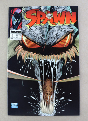 1992 image Spawn #4 1st Printing Todd McFarlane 1st Violator Cover VF