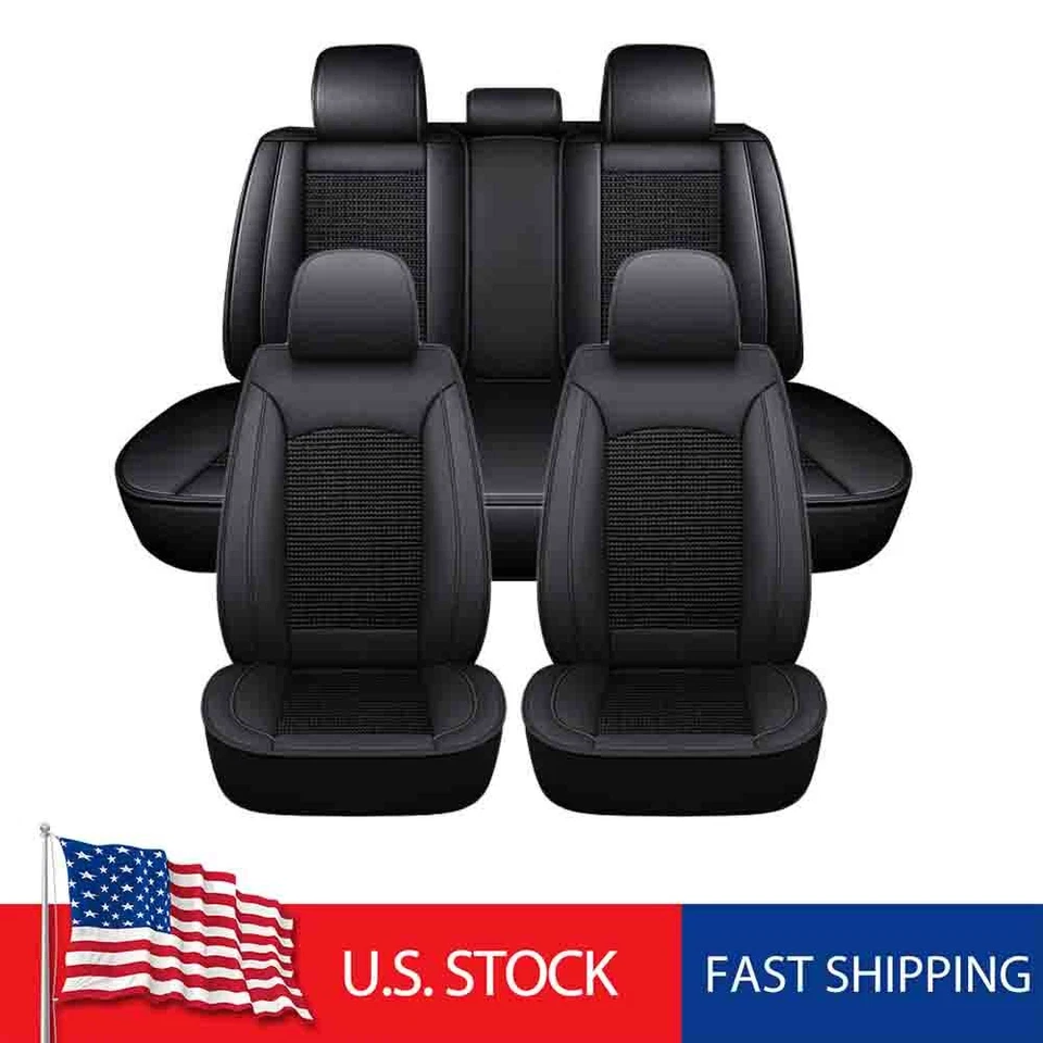 For Mitsubishi Mirage 2014-2024 Car Seat Cover 5 Seat Full Set Leather Cushion Foto 3 de 4