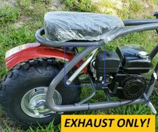 Exhaust Header for: Coleman BT200X 196cc/6.5HP Gas mini bike.