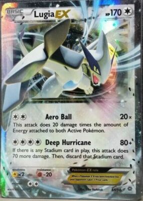ULTRA RARE Lugia + Ho-Oh EX 68/98 92/122 Pokemon XY HOLO FOIL