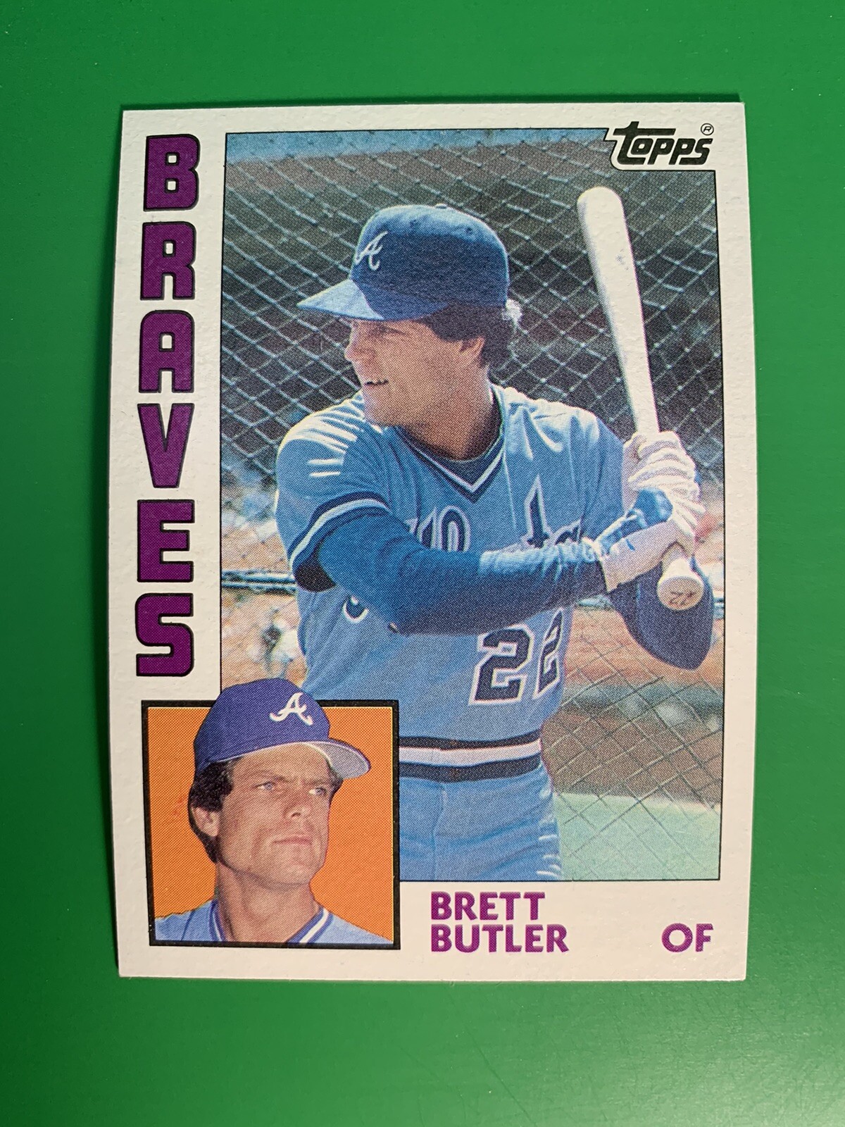 1984 Topps Brett Butler #77 Atlanta Braves | eBay