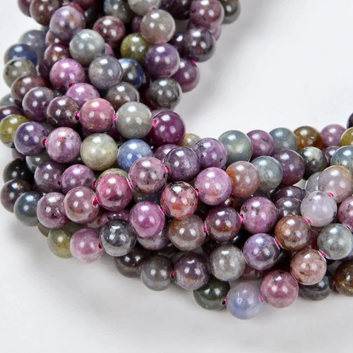 Ruby Sapphire Gemstone Grd AA Round 6-7mm 7mm 7-8mm 8-9mm Loose Beads(A277) - Picture 3 of 3