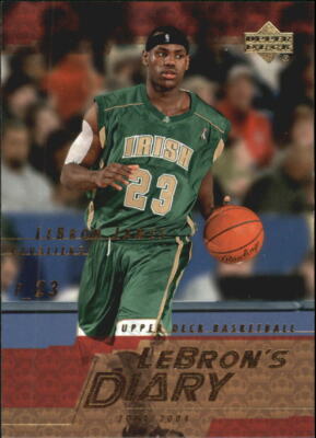B4223- 2003-04 Upper Deck LeBron's Diary Bk Cards -You Pick- 10+