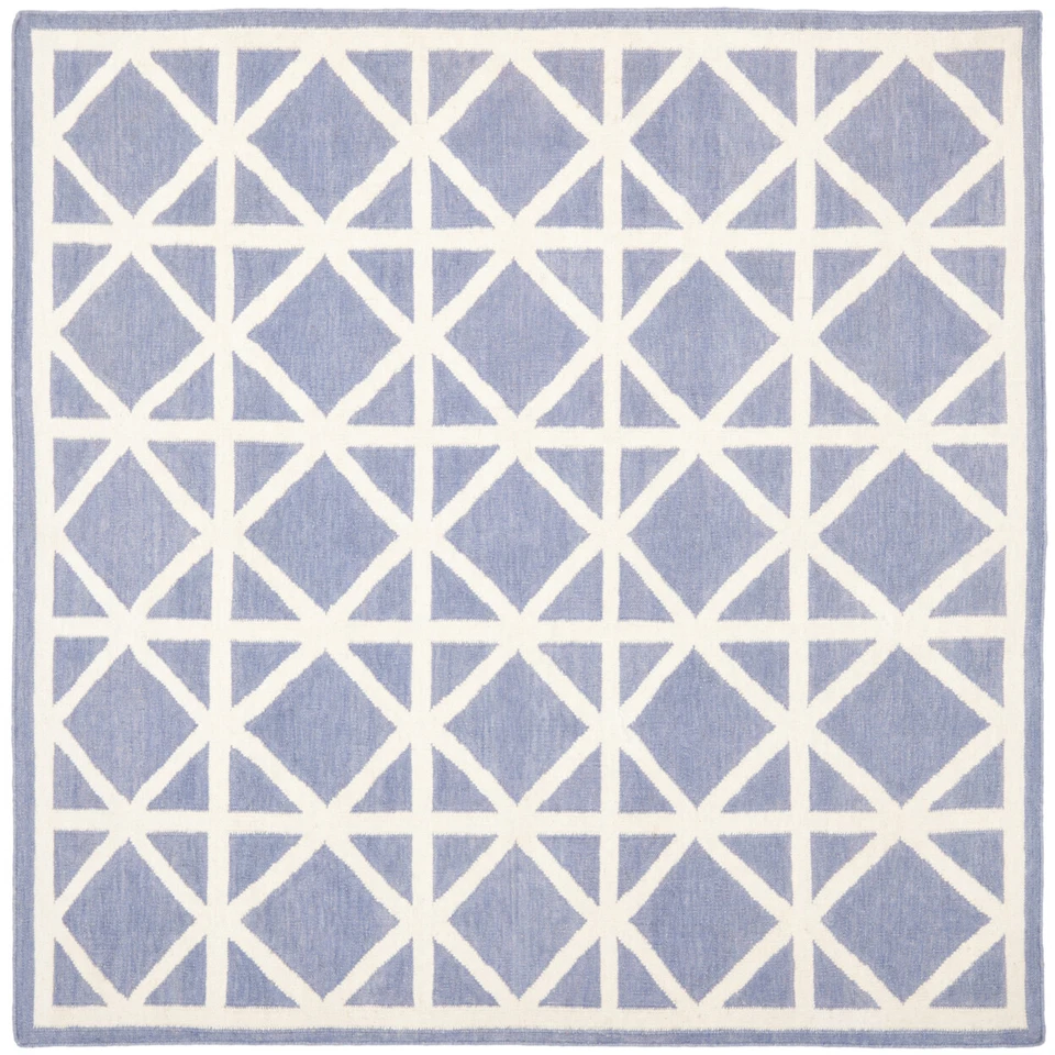 SAFAVIEH Dhurries DHU558B Handwoven Purple / Ivory Rug - Image 4 of 4