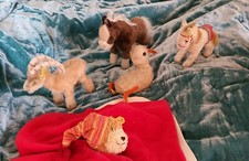 Lot of 5 Steiff Antique Animal Figurines 1950s 60s 70s 80s 90s Germany