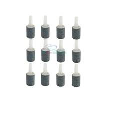 AQUANEAT 12Pcs 0.6 inch Air Stone, Small Air Stone Cylinder