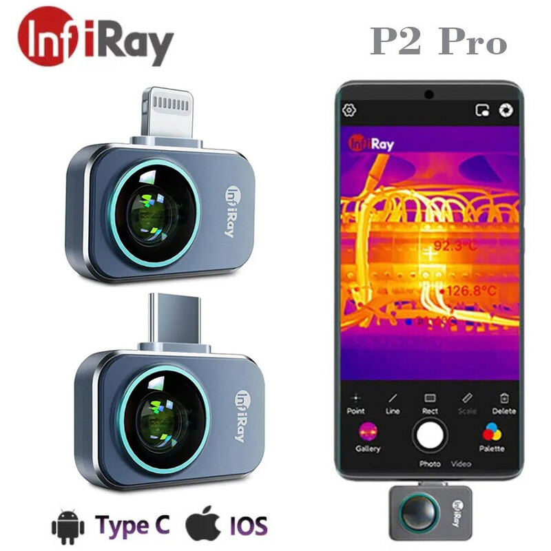 InfiRay P2 Pro Thermal Imaging Camera Night Vision Detect for iOS Android  LOT