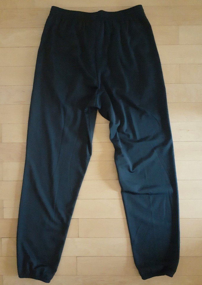 PUMA Men's Tricot Track Pants Medium Navy Blue Bright Orange Logo