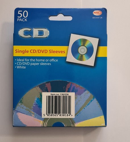 📀50 Pack CD/DVD Sleeves - 第 2/2 張圖片