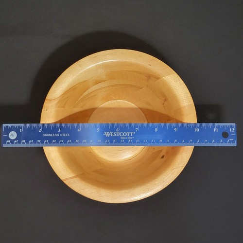 Wxfords Alaskan Birch Salad Bowl Hand Made North Pole Alaska Swanky Barn - Picture 3 of 12