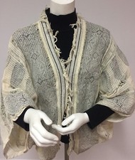 Signals Unique Exotic Artsy Woven Jacket Botanical Theme Universal Screen Artsos