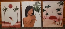 Women Of Beauty- canvas wall art/home Decor 3 pc Set