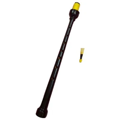 H M HM HIGHLAND BAGPIPE PIPE CHANTER COCOUS WOOD BLACK COLOR + CANE REED/BAGPIPES