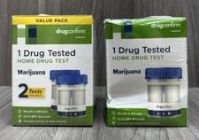 LOT OF 2 Drugconfirm 1 Drug Tested - Marijuana Home Drug Test Value Pack 3 Tests
