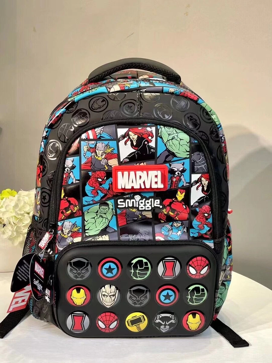 NEW Smiggle marvel Classic Backpack school bags for boy's