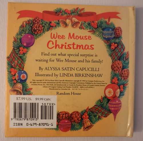 Wee Mouse Christmas by Alyssa Satin Capucilli and Illustrated by Linda Birkin - Picture 2 of 14