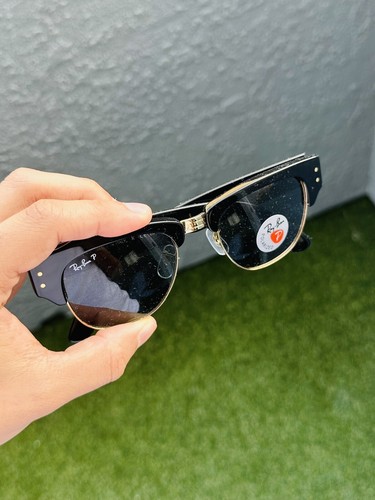 Ray Bans Mega Club Master RB 0316-S Classic Black Shade - New With Case