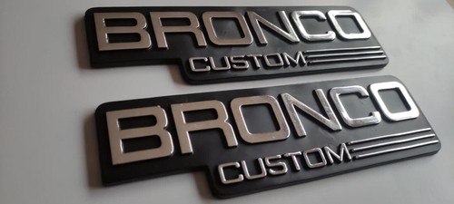 For Ford Bronco Custom Emblem Badge Logo Set - Picture 3 of 6