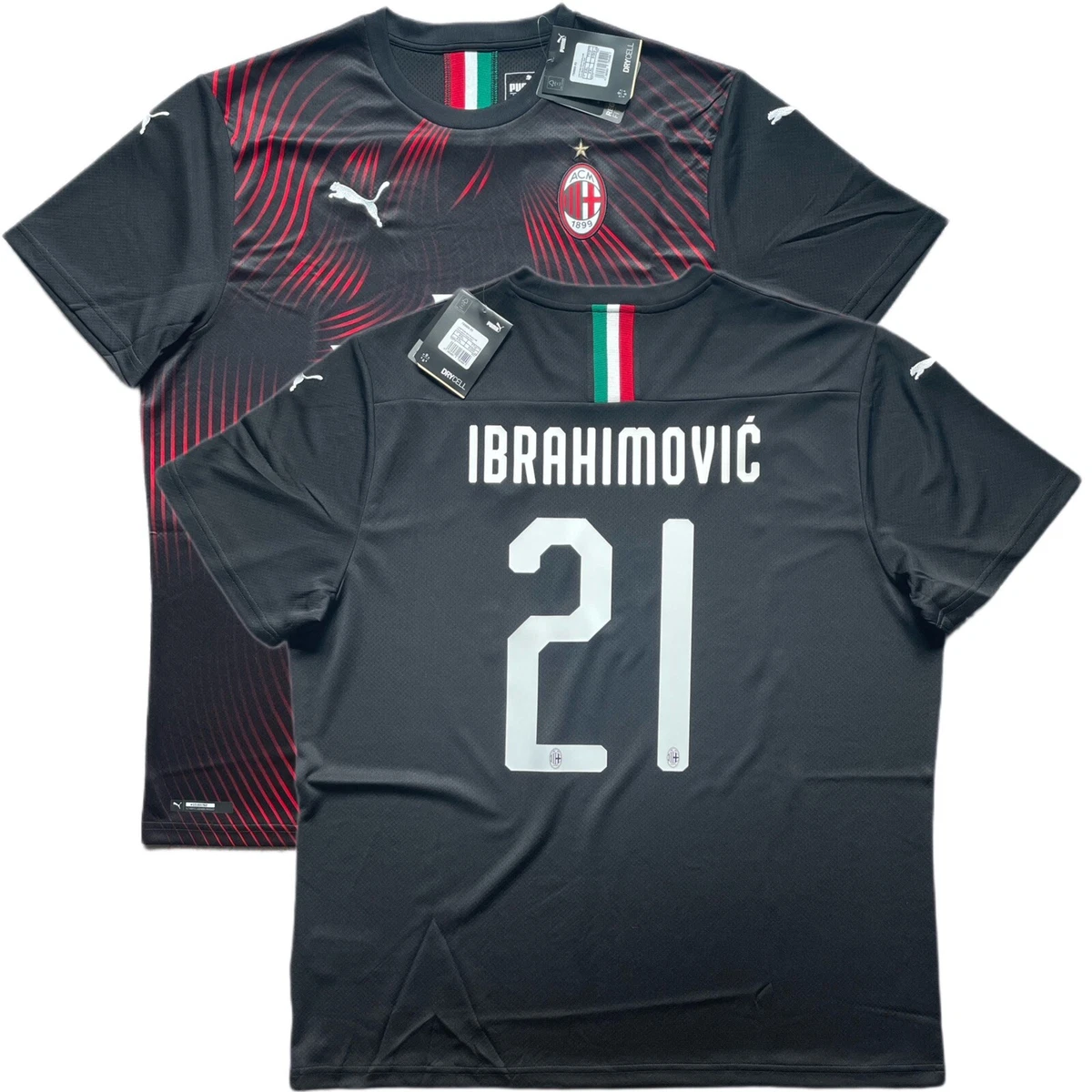 Ibrahimovic - A.C. Milan (2010 - 2011) [Red Black Home] - Football