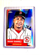 2022 Topps Chrome Platinum Anniversary #238- MANNY RAMIREZ Prism Refractor SP