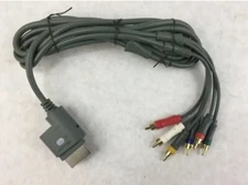 Microsoft Xbox 360 Component HD AV Cable Composite RCA HDTV OEM