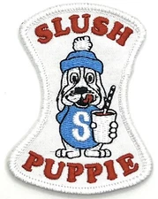 Slush Puppie Dog 80’s Iron Sew Patch Vintage Style Retro Throwback