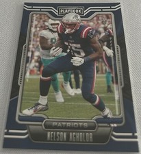 2021 Panini Playbook Football Nelson Agholor New England Patriots base card #78